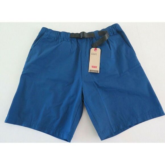 Levi's 547460001 Men's Size Small Estate Blue Belted Utility Shorts - Picture 1 of 4